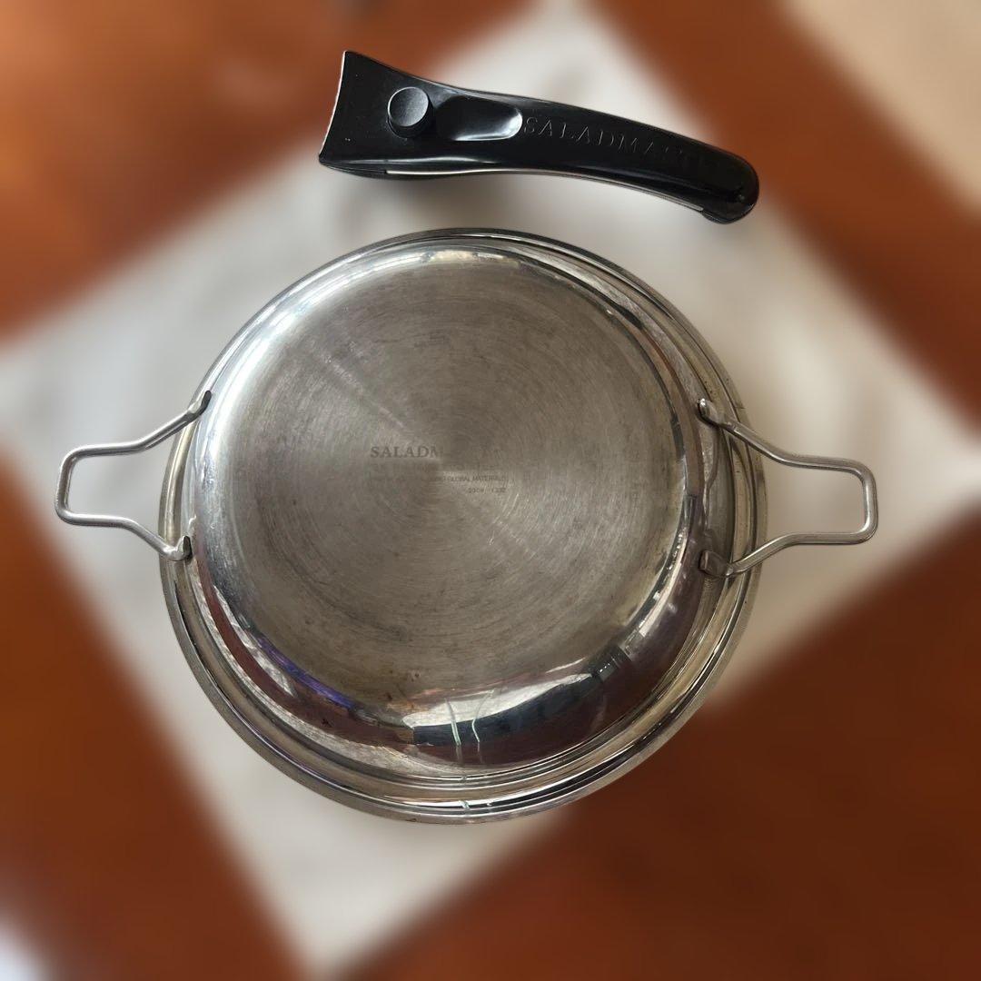 SALADMASTER ステンレススチール フライパン両手鍋(S)