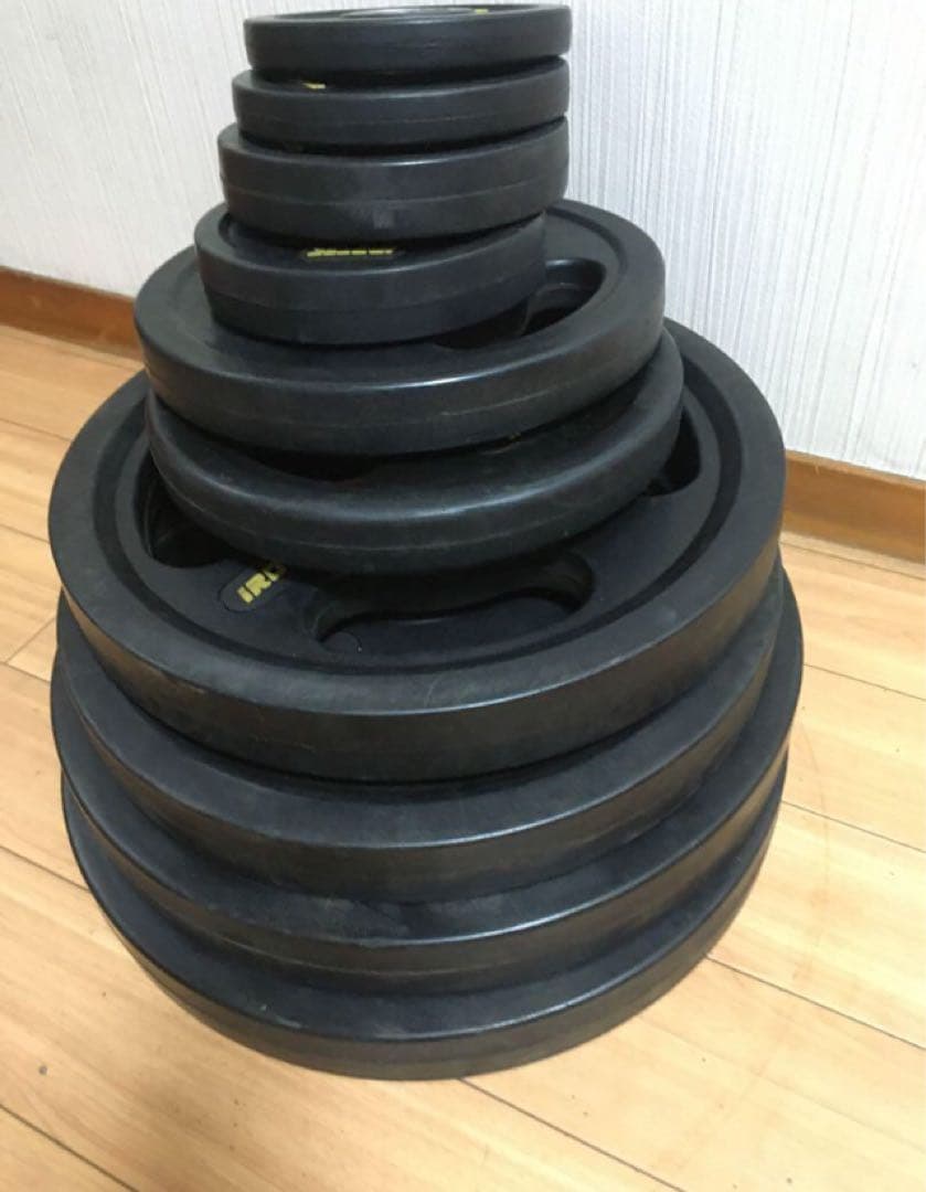 iROTECオリンピックプレートセット 計67.5Kg