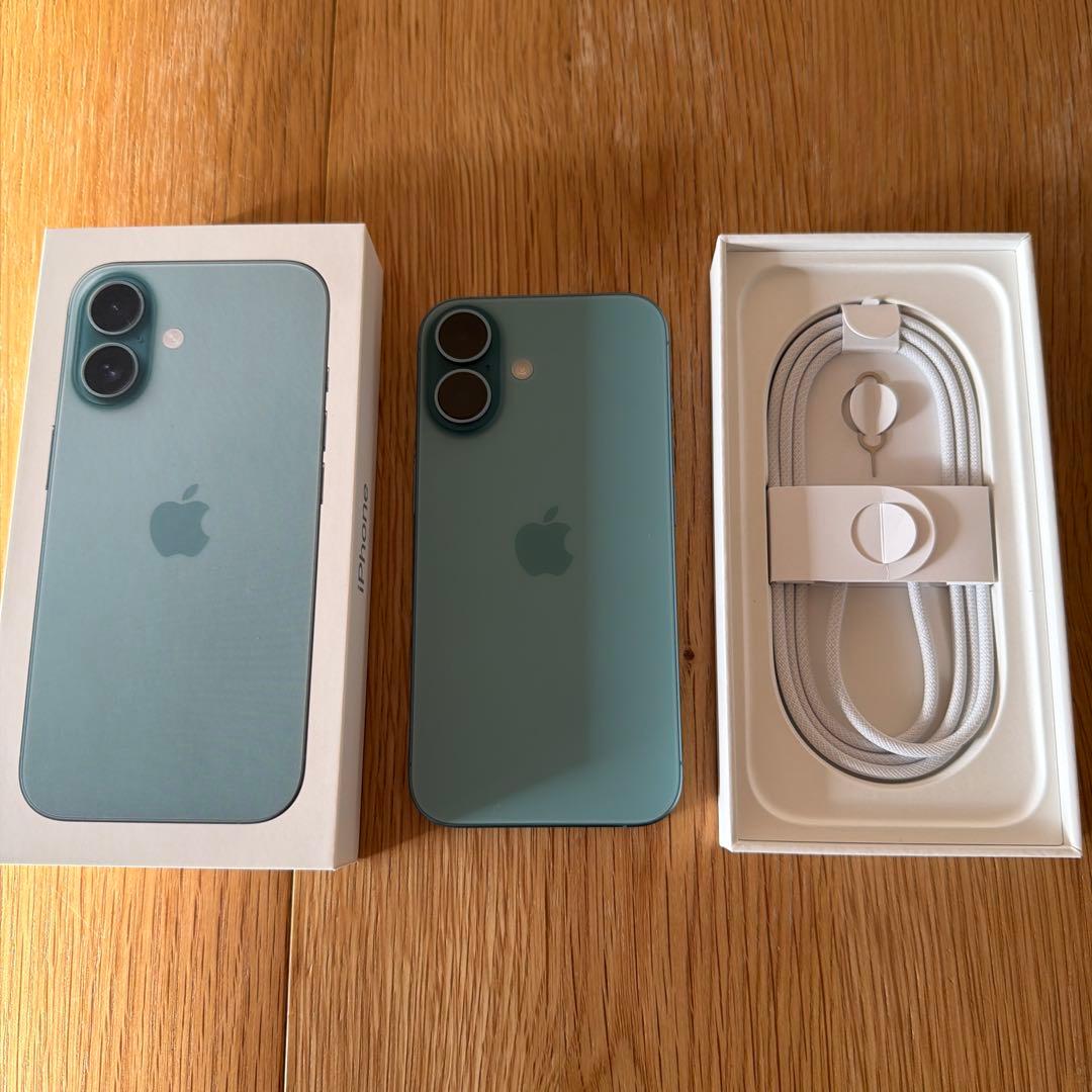 iPhone 16 128GB ティール 箱あり