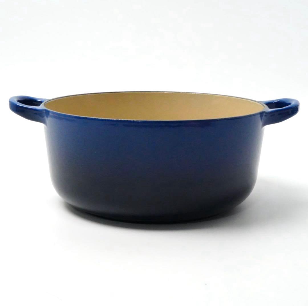 【新品】LE CREUSET　ココット ロンド ラピス　20cm