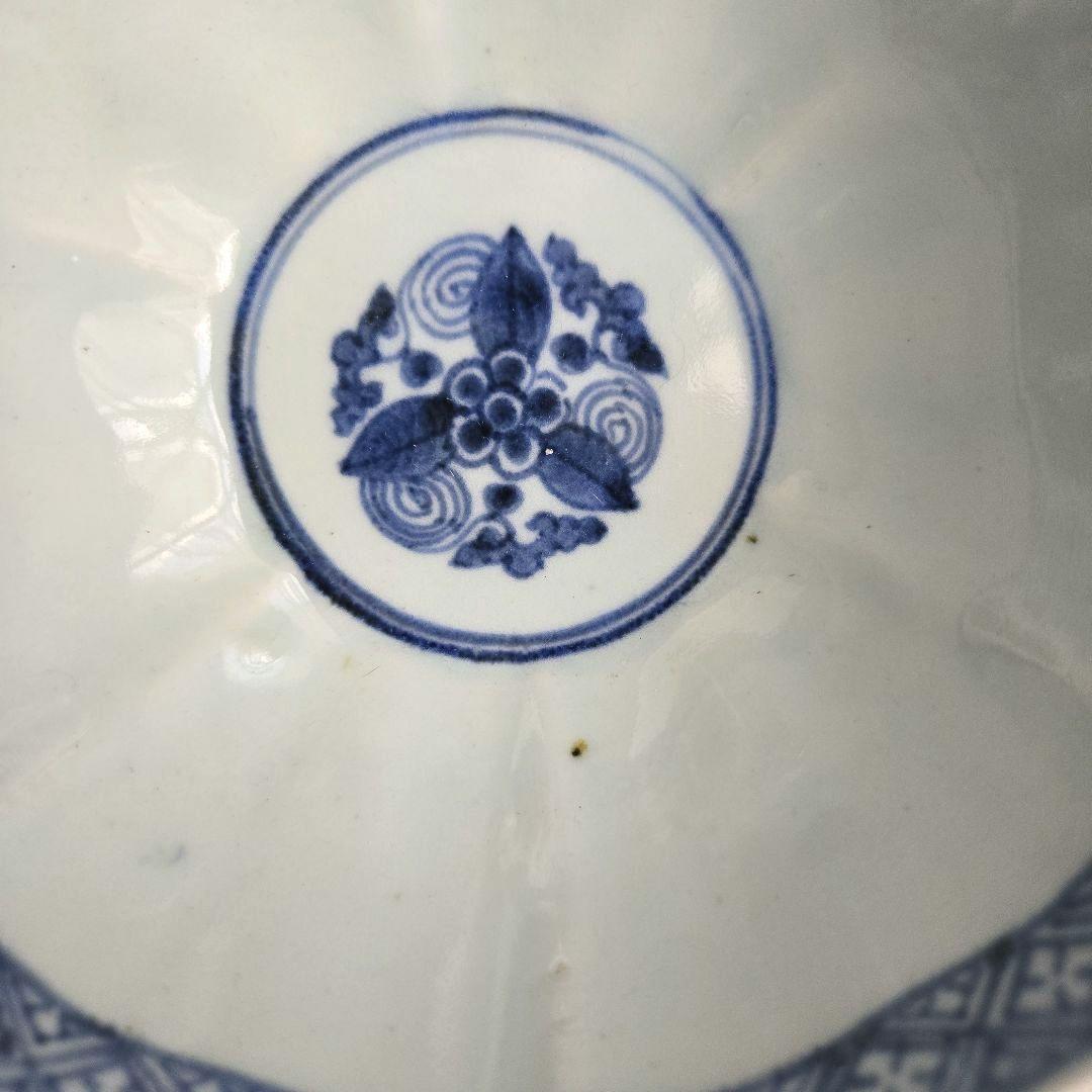 古伊万里　金彩　赤絵　染付　向付　江戸時代　骨董　金継ぎ　アンティーク