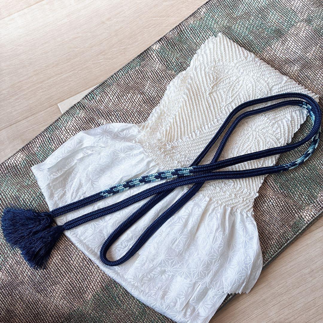 〈長襦袢➕〉訪問着　フルセット　着物　正絹　保津川下り　渋　パールトーン　J8