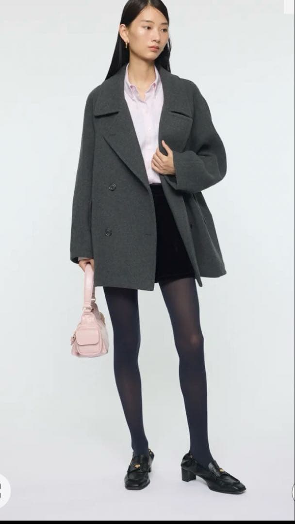 moussy DOUBLE BREASTED MID コート