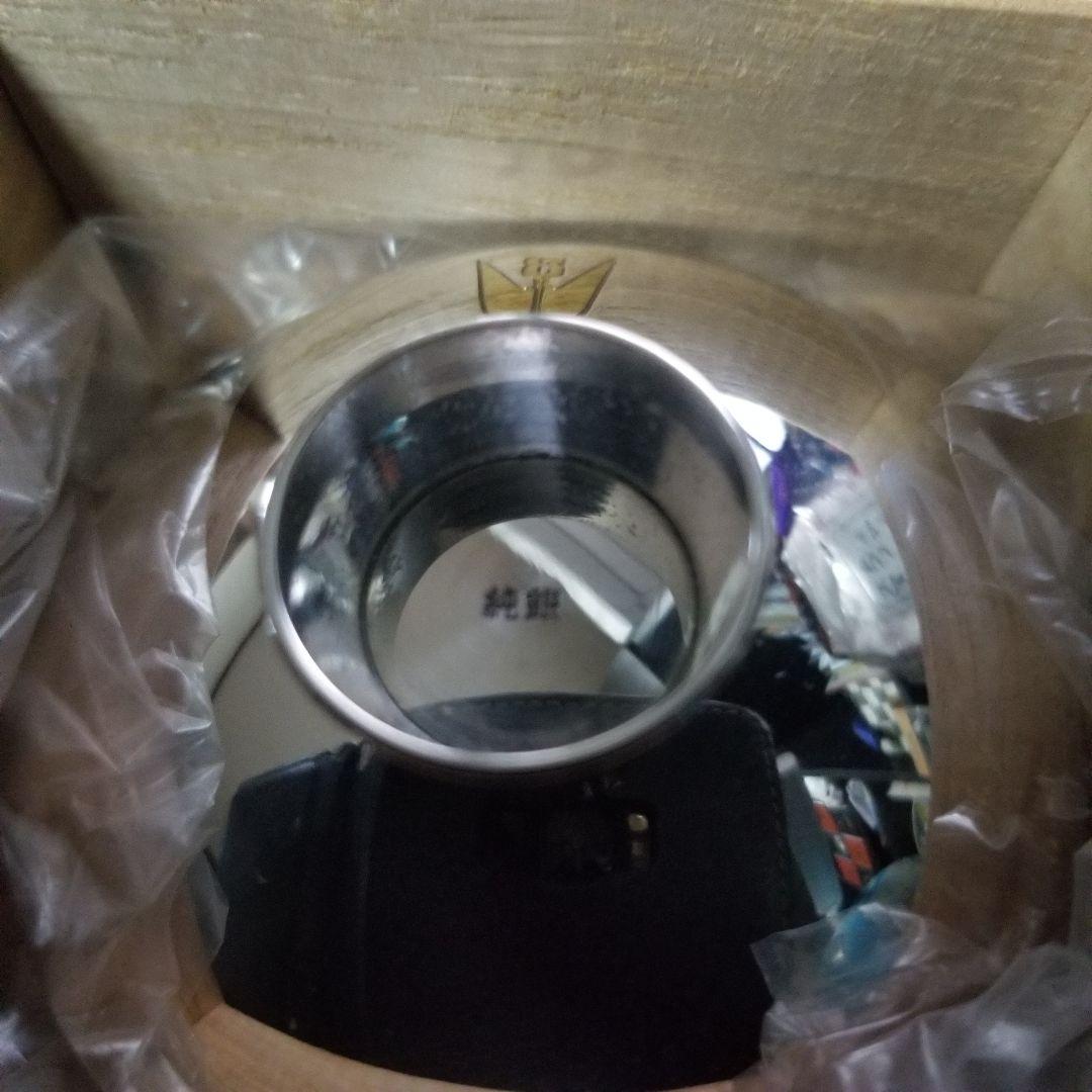 木製箱入り金属カップ2個セット