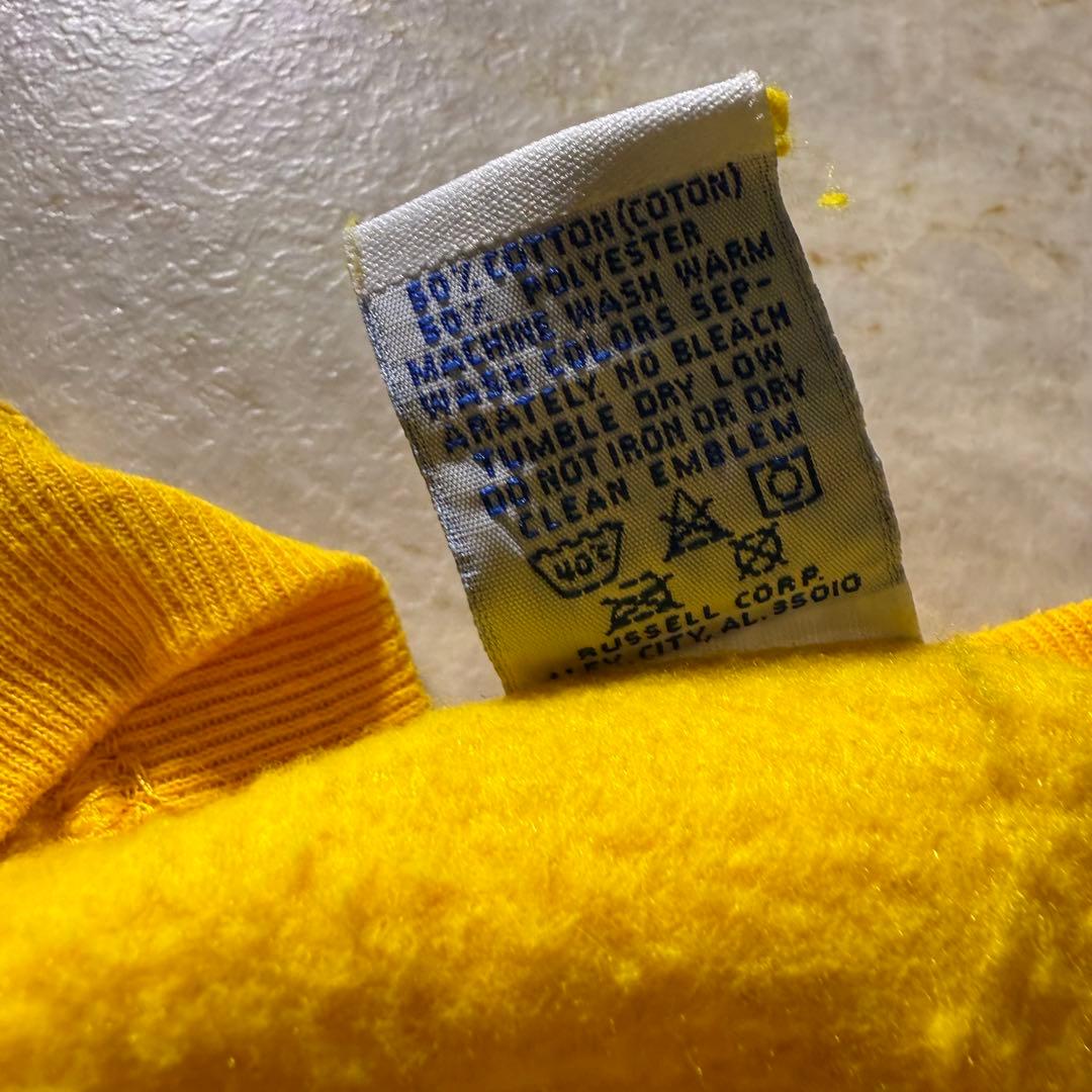 RUSSELL ATHLETICプリントスウェットUSA製古着ペンキ一点物希少