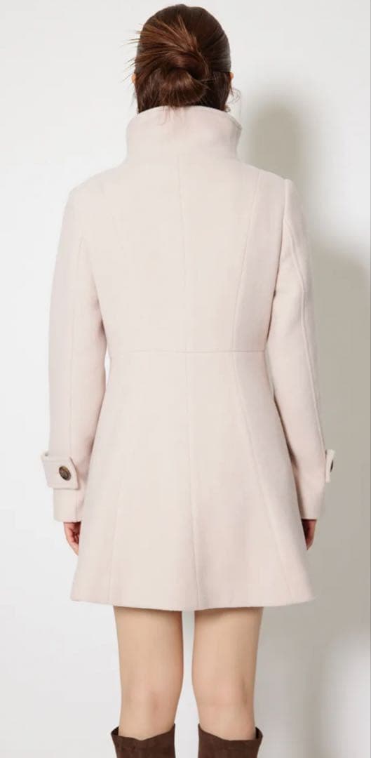 rienda 25オーバーネックシンデレララインミニコート