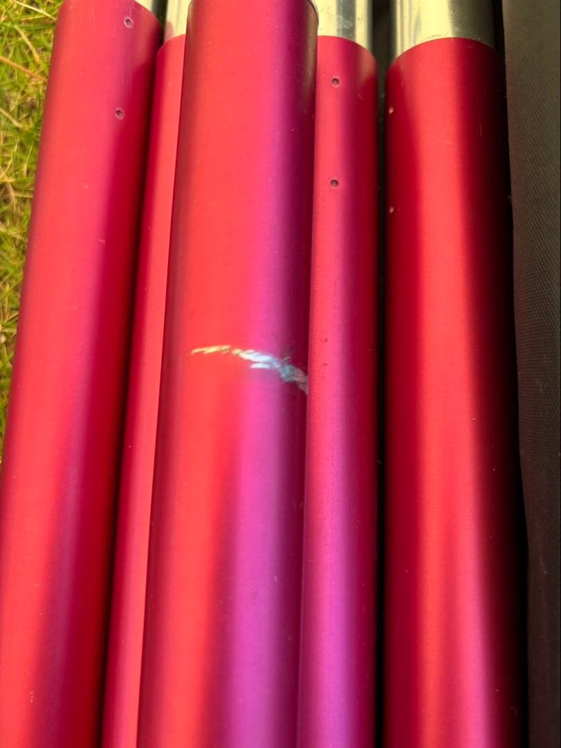 値下げ中　DOD ビックタープポール(旧型) 4本セット