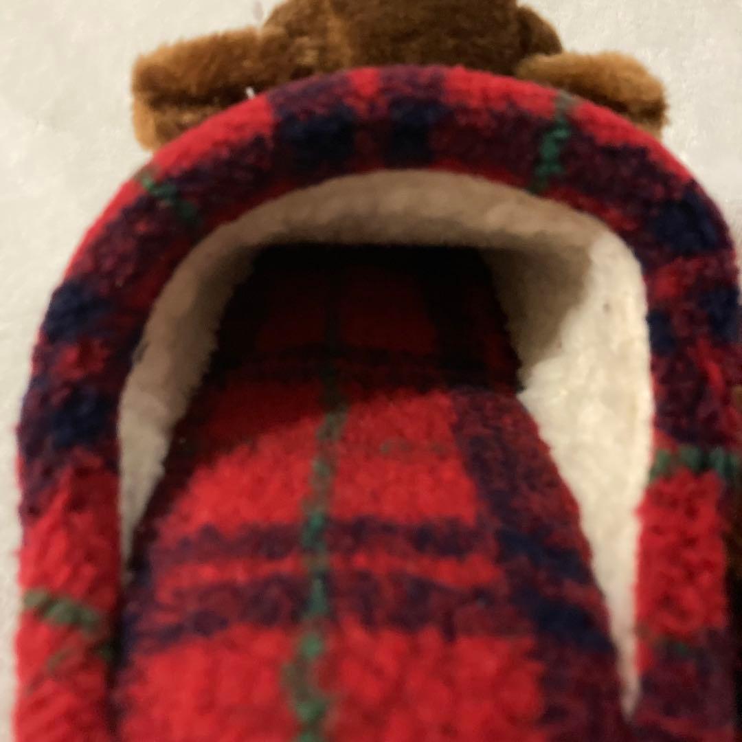 くまさん　スリッパ　大人用　ボア