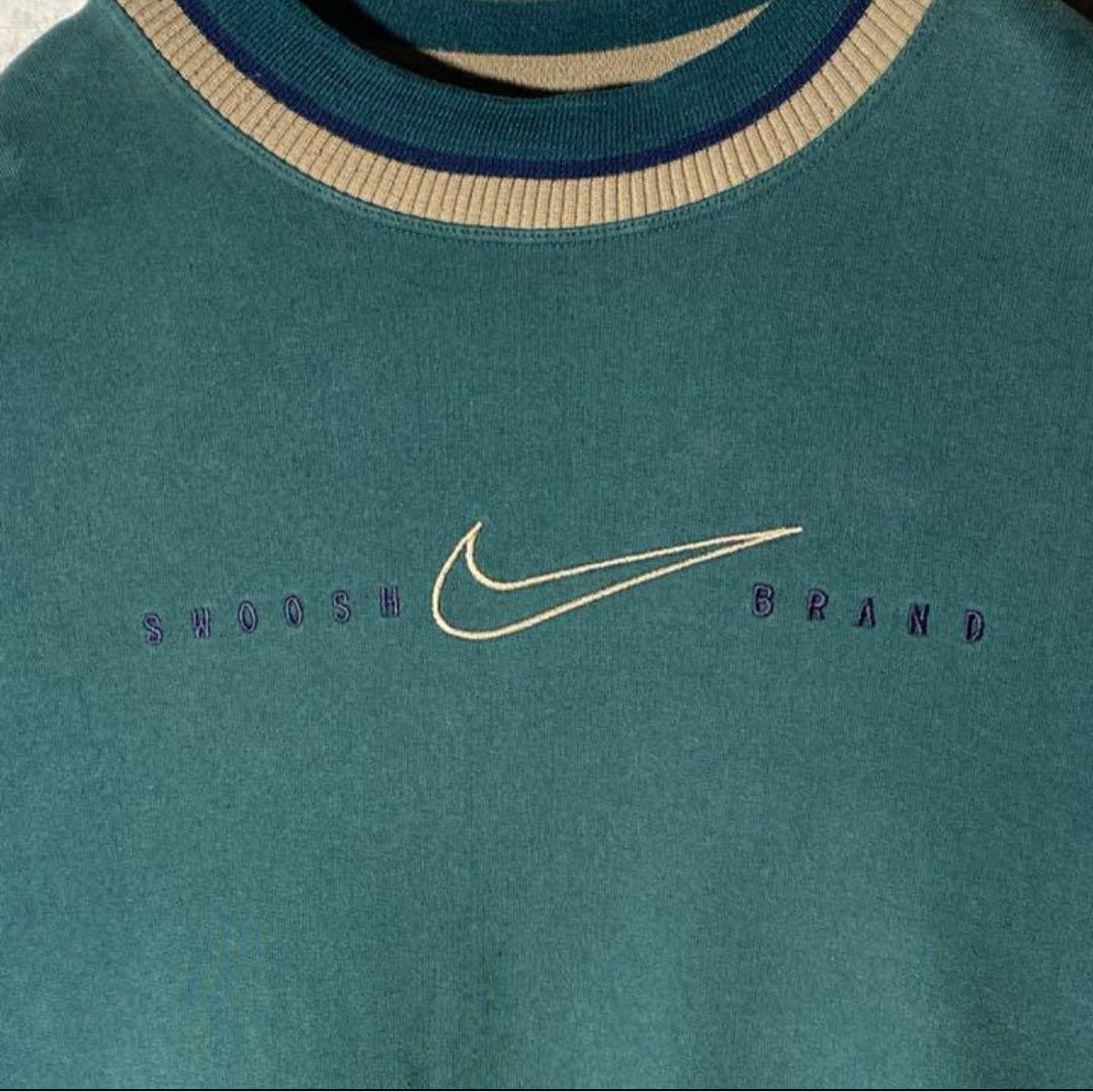 【希少品】ナイキ　スウェットトレーナー　スウォッシュ刺繍 90’s　XL