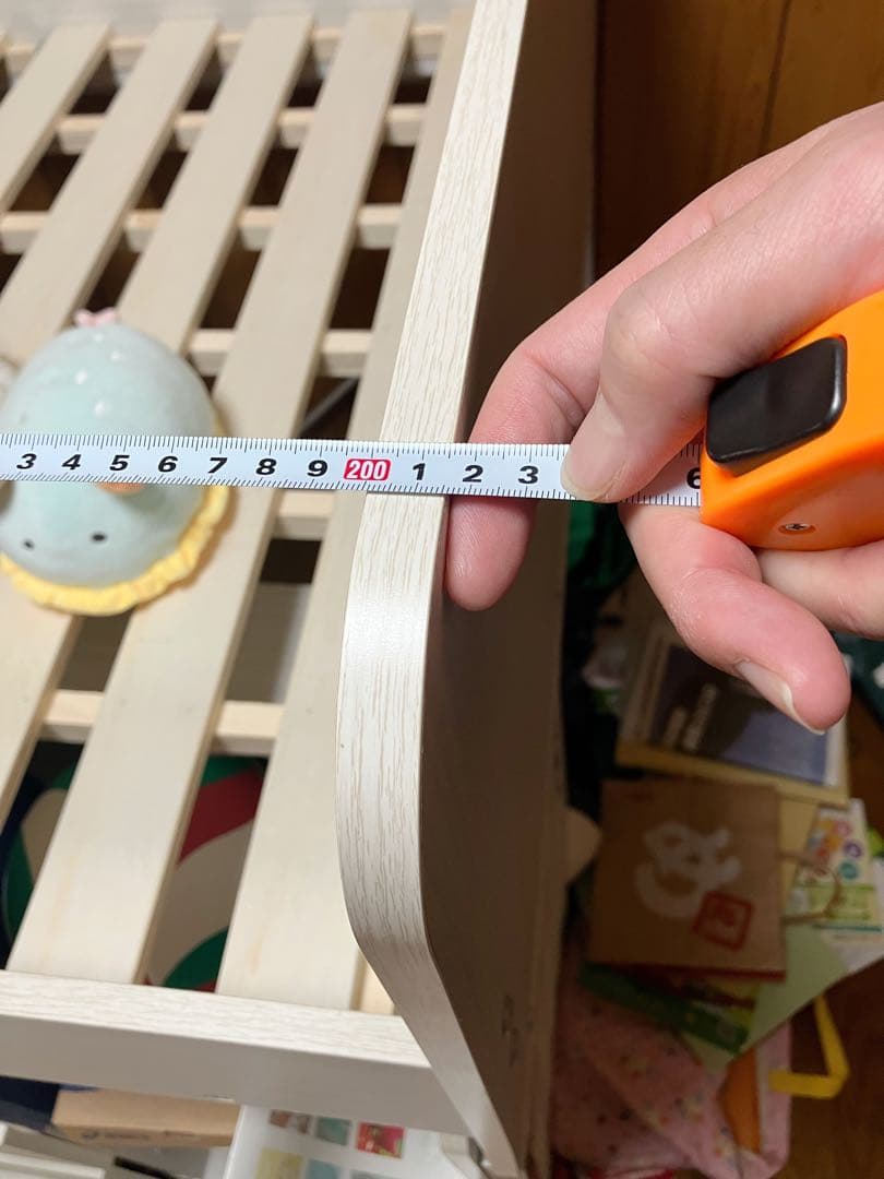 ニトリ　木製ロフトベッド ホワイト 収納付き