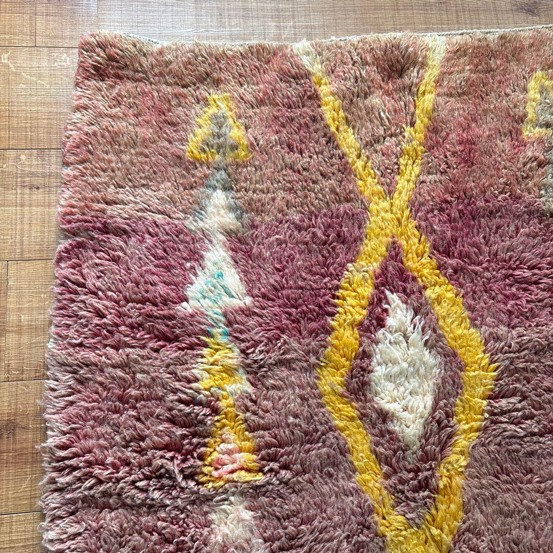 ヴィンテージ　モロッコ　ラグ