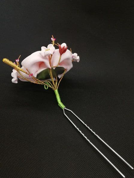 新品 舞妓かんざし 梅 成人式 日本髪 振袖 かんざし 髪飾り つまみ細工