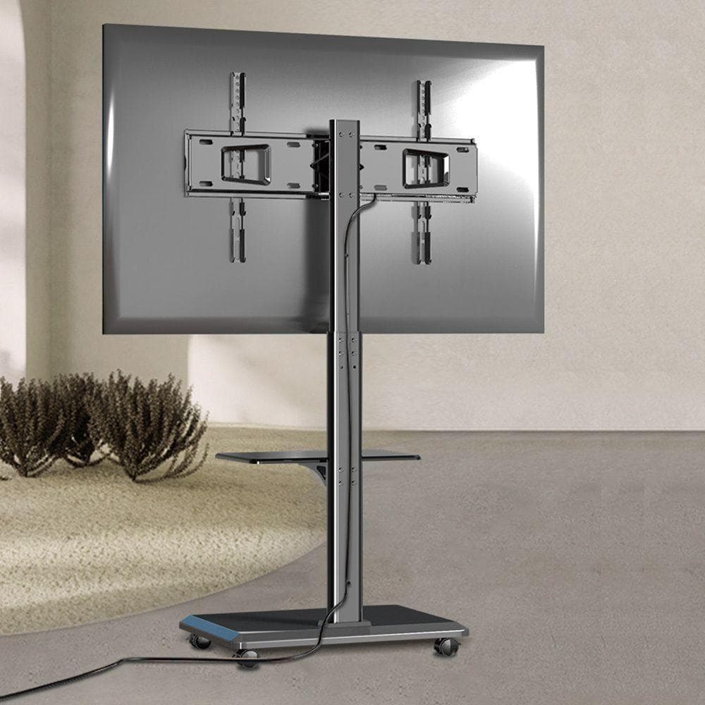 テレビスタンド テレビ台 キャスター付き 黒 32~65インチ対応 2003