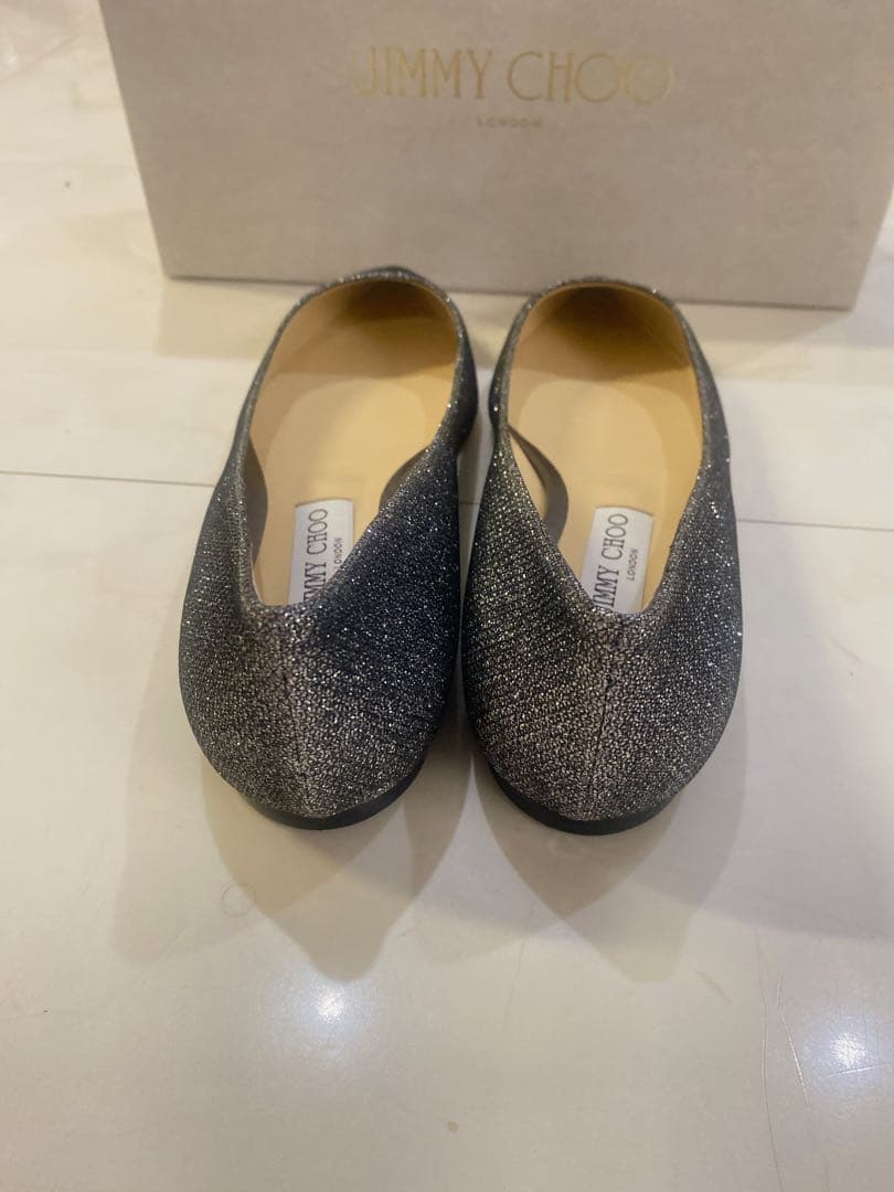 専用です☆ジミーチュウ ☆グリッターフラットパンプス39未使用