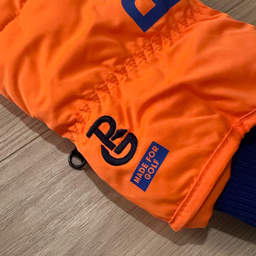 新品】パーリーゲイツ ミトン ネオンオレンジ　unisex 防寒対策