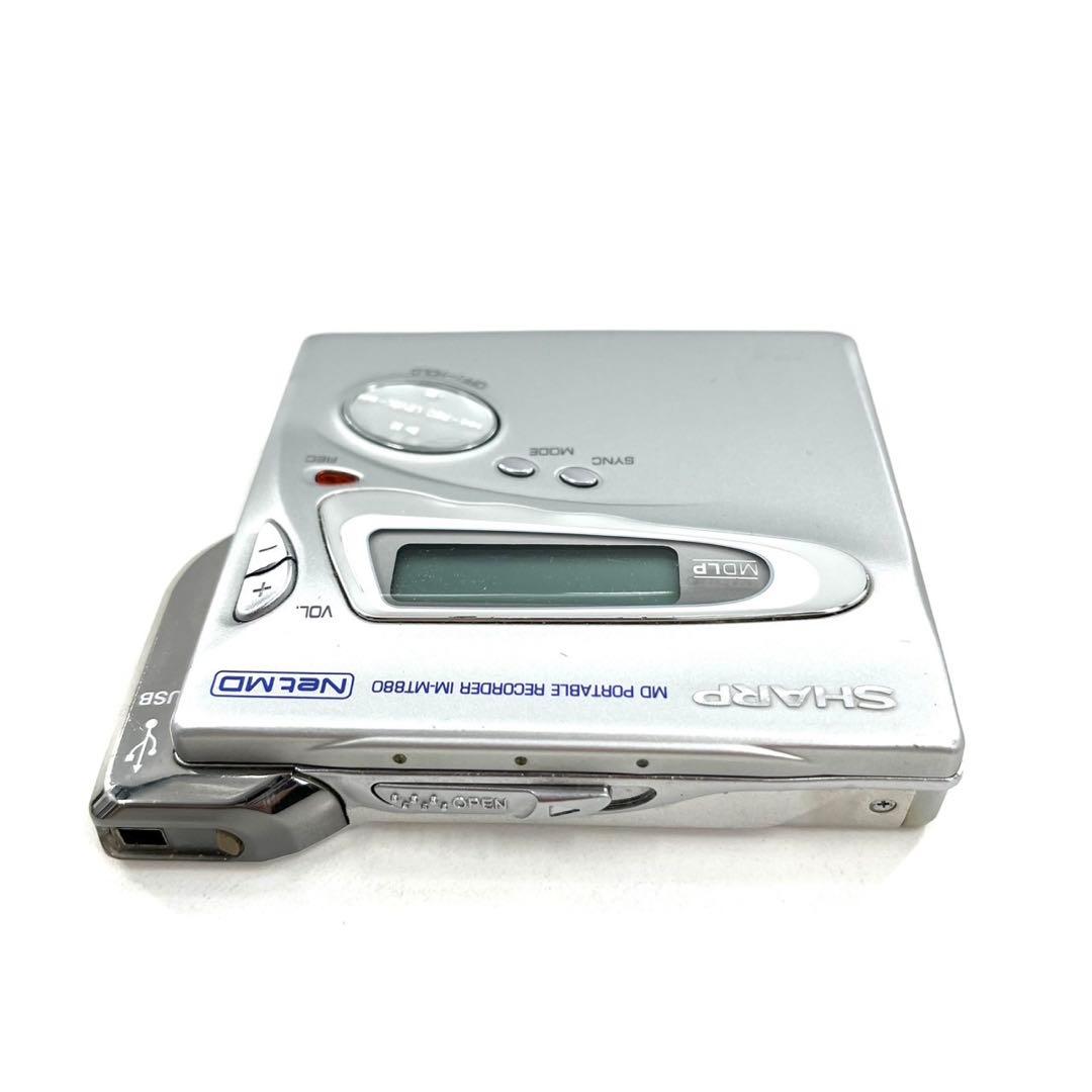 美品 SHARP MDウォークマン MDプレーヤー NetMD IM-MT880