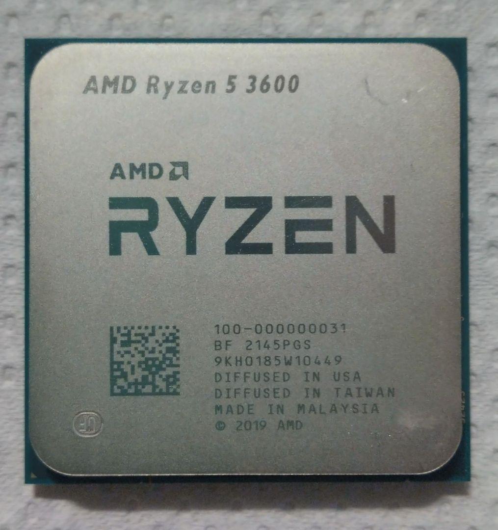 AMD RYZEN5 3600 クーラ付き