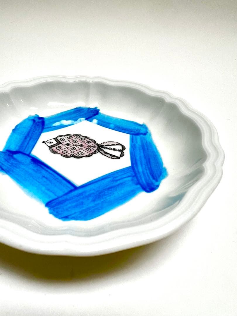 ミナペルホネン×リチャードジノリ×パスザバトン プレート2枚セット