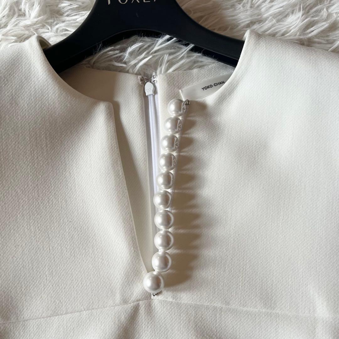 未使用級✨ ヨーコチャン パールAライントップス ロングスリーブ 近年 40