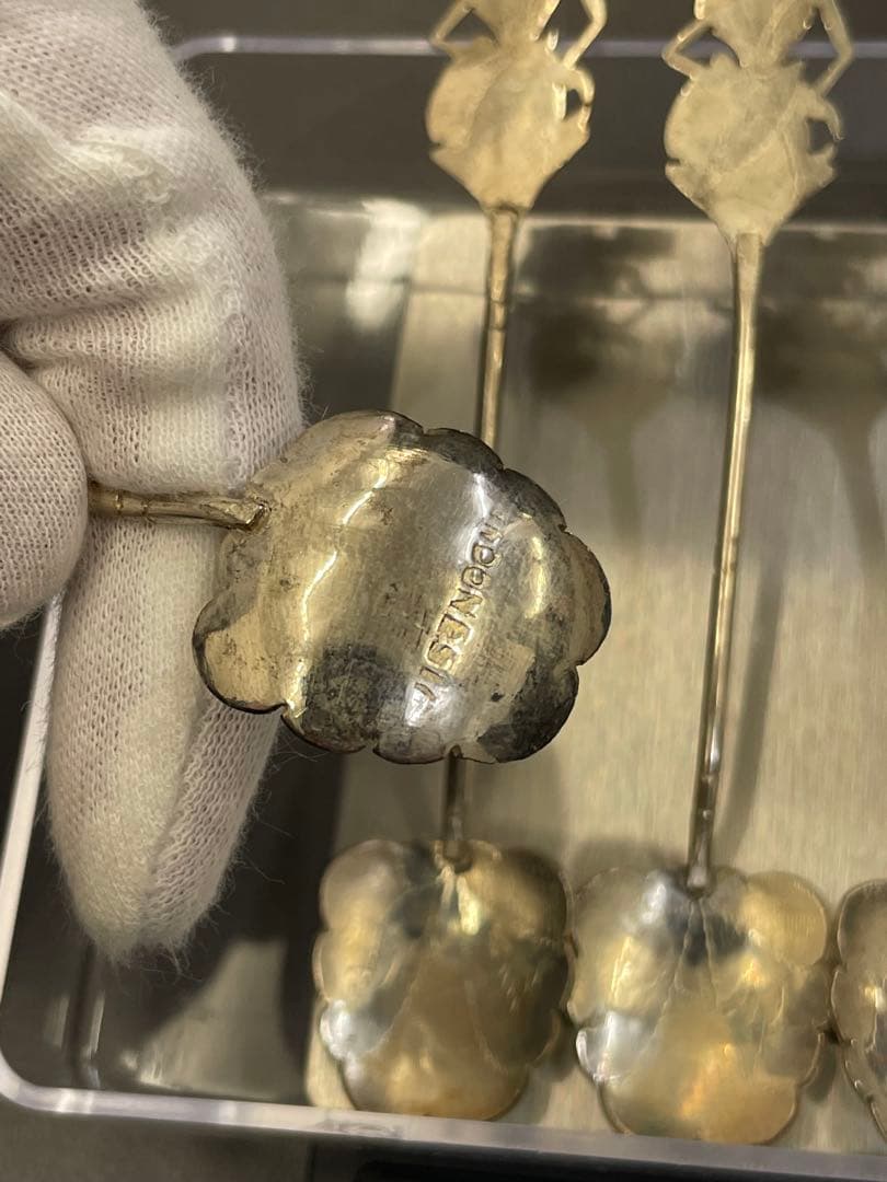 約53ｇ インドネシア シルバー製 スプーンセット SV Silver 銀