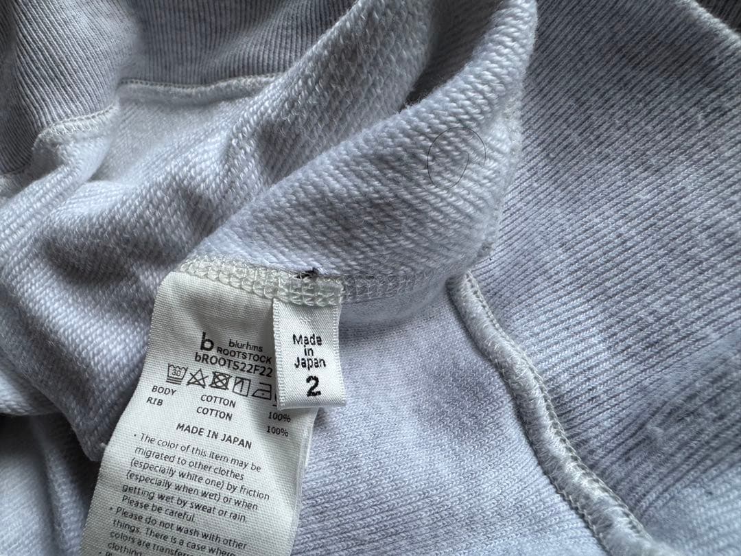 blurhms （ブラームス）スウェット22AW