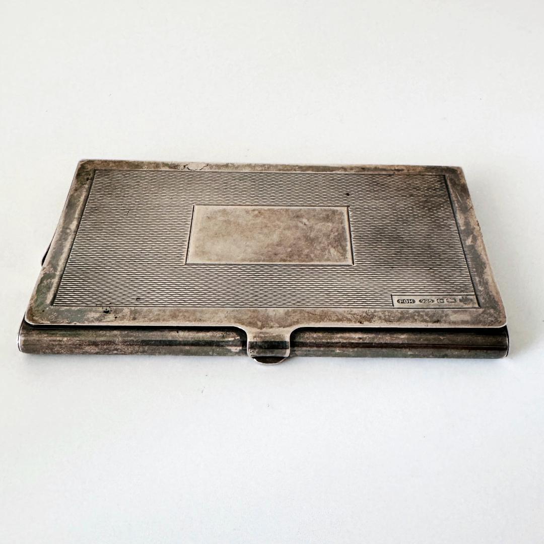 ★英国★純銀製 カードケース イギリス 925 バーミンガム FGH社製