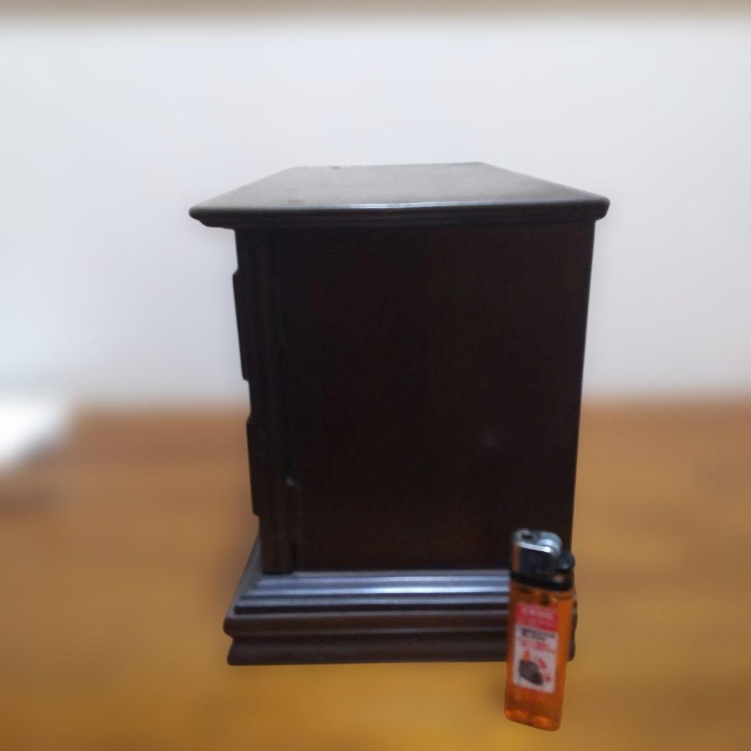 和風木製ミニチェスト小物収納 3 引き出し扉