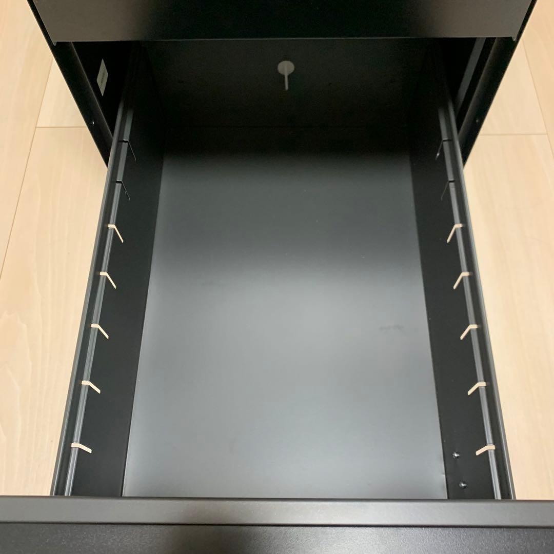 KANADEMONO キャビネットワゴン　black 黒