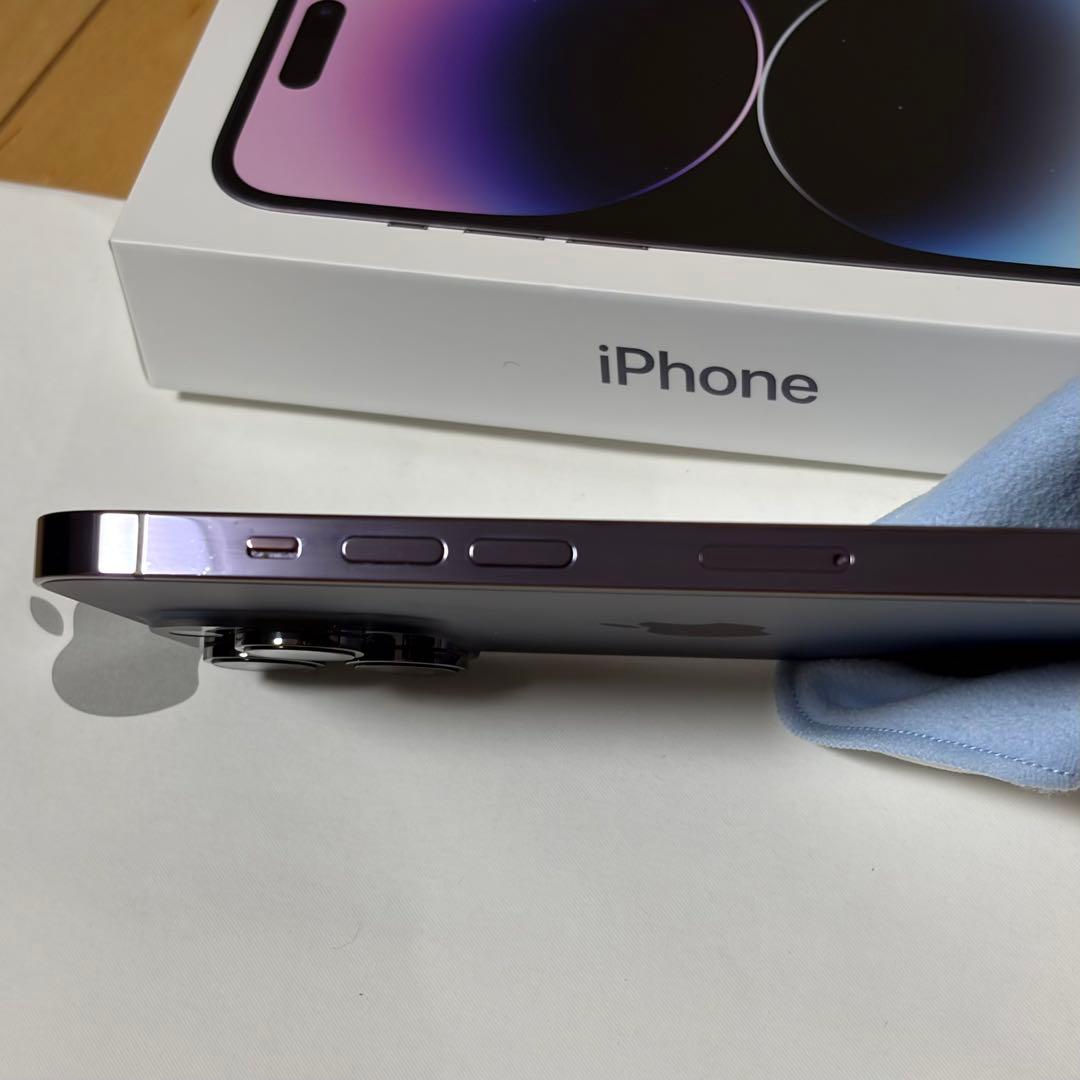 【箱袋付・256GB】iPhone 14 Pro ディープパープル SIMフリー