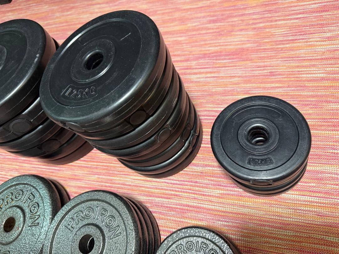 ダンベル プレート シャフト セット 合計約60kg