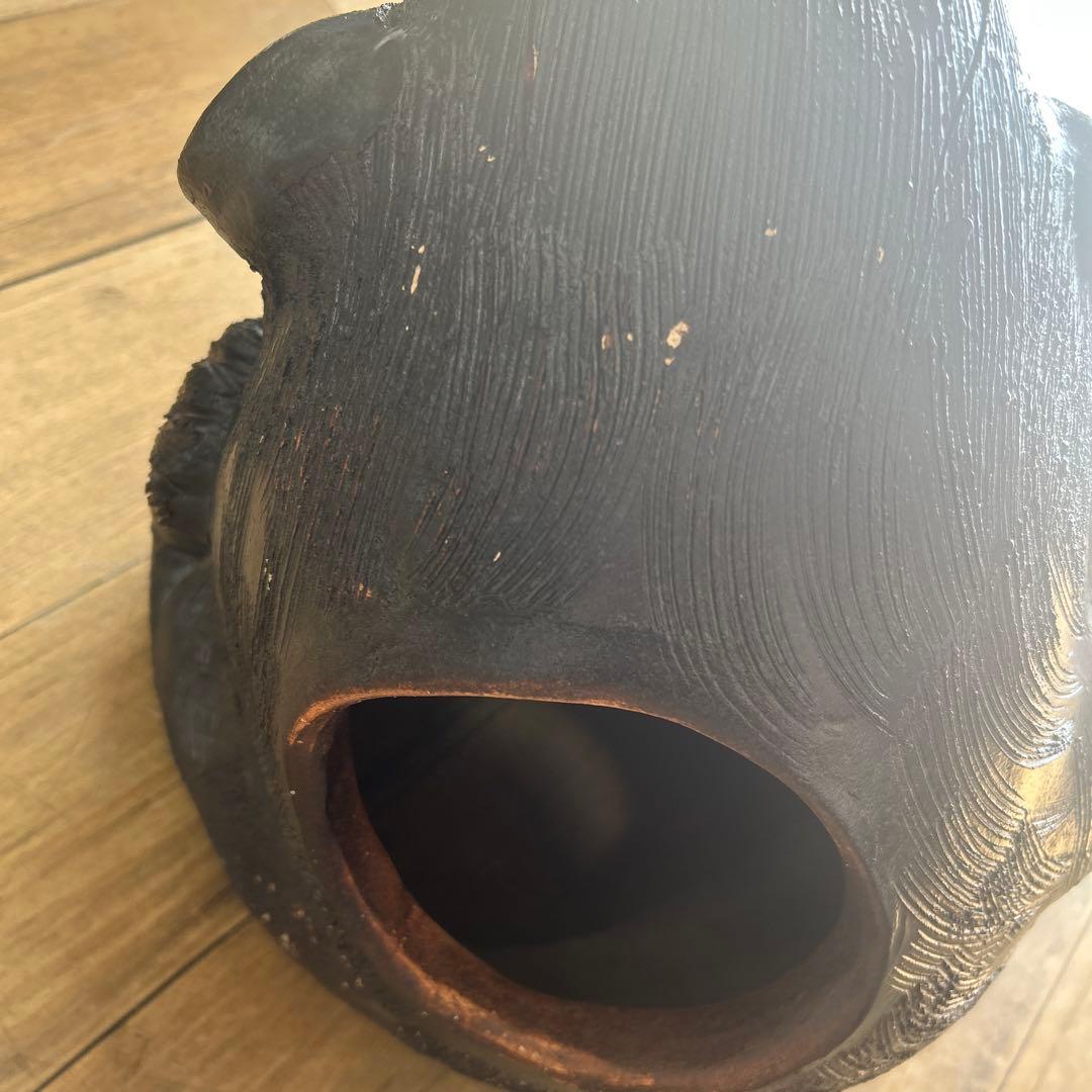 レア　骨董品　狸　タヌキ　たぬき　オブジェ　陶器　貴重