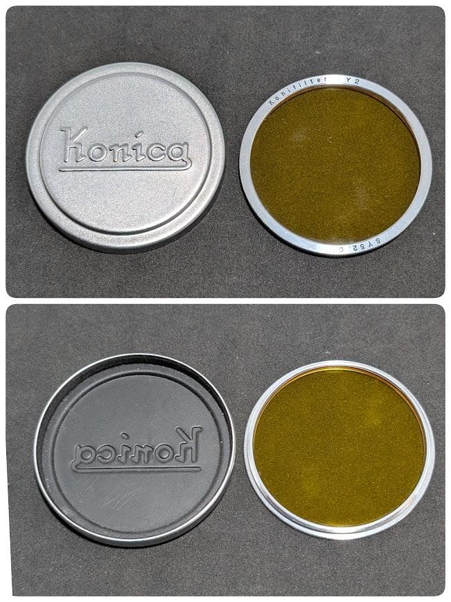 【外観美品・ 完動品】KONICA ⅢA 50mm F1.8 フィルムカメラ