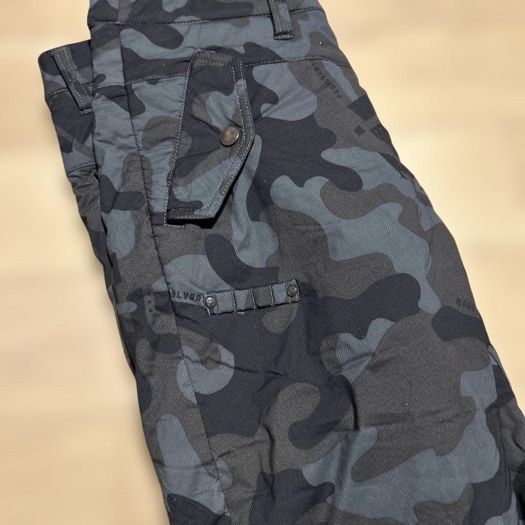 中綿　パーリーゲイツ　ゴルフパンツM〜L相当　迷彩柄　カモ　暖パン　【超美品】