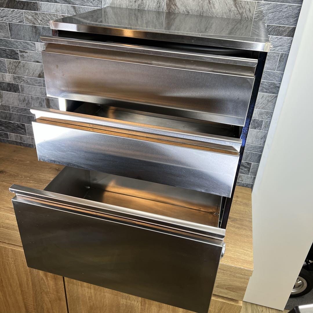 【希少】dinos　ディノス　ステンレスシンク下収納　引き出し収納　ワイドタイプ