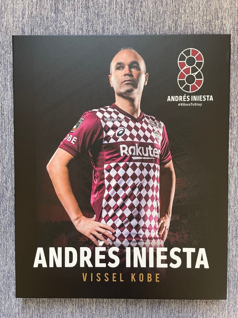 ヴィッセル神戸　イニエスタ　契約延長記念シリアルNO入りBOX