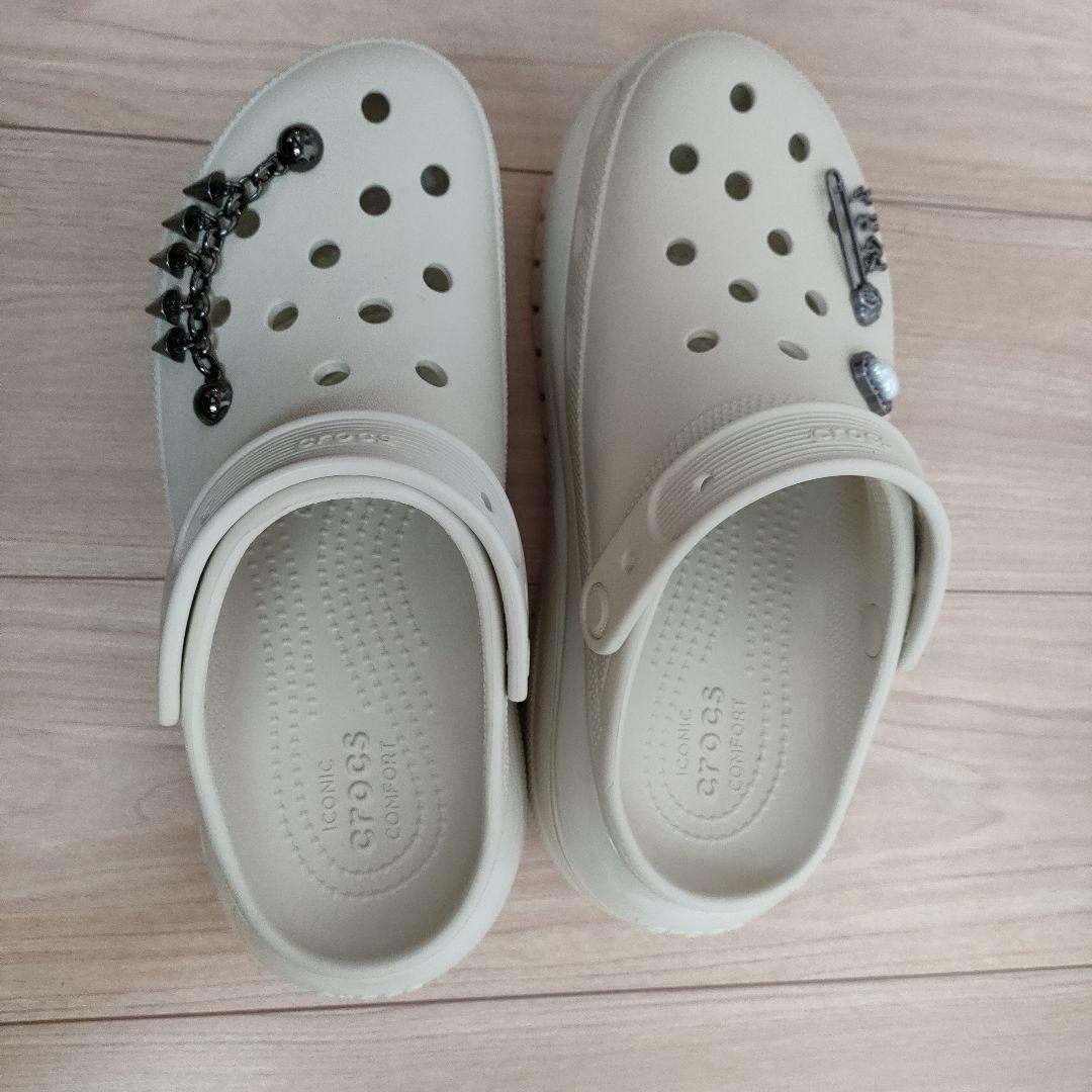 （新品未使用）crocs メガクラッシュクロッグ　ジビッツ付き