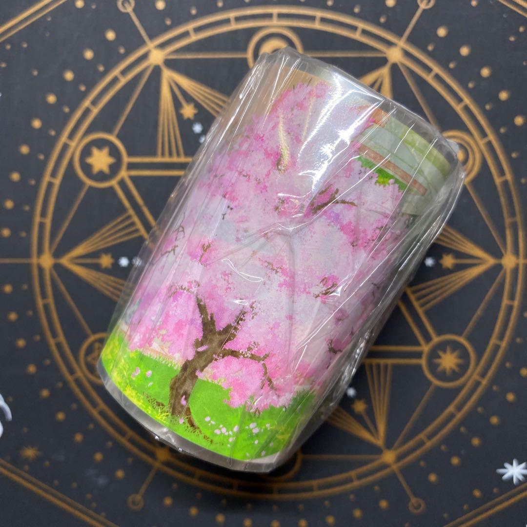 【9496】海外　5m巻　PETマスキングテープ　春　街景色　道路　背景系