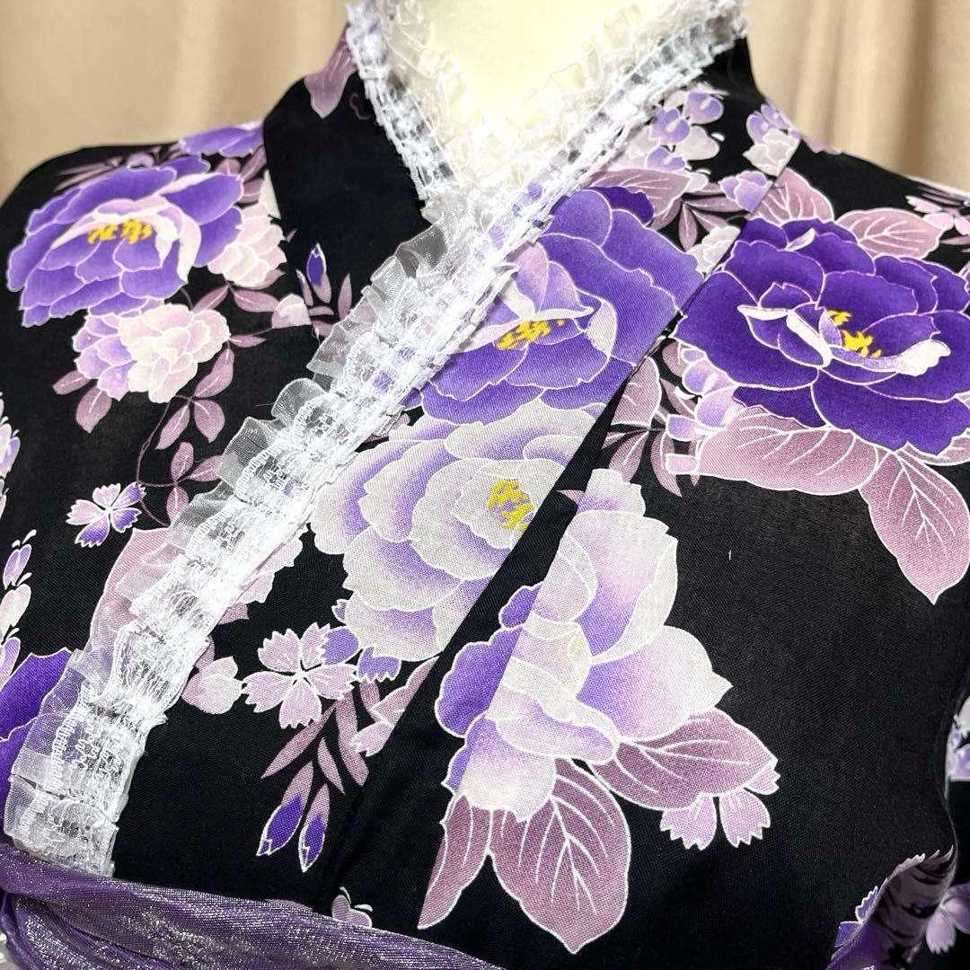 AD⑤浴衣　地雷系　量産型　ドレス　姫ギャル