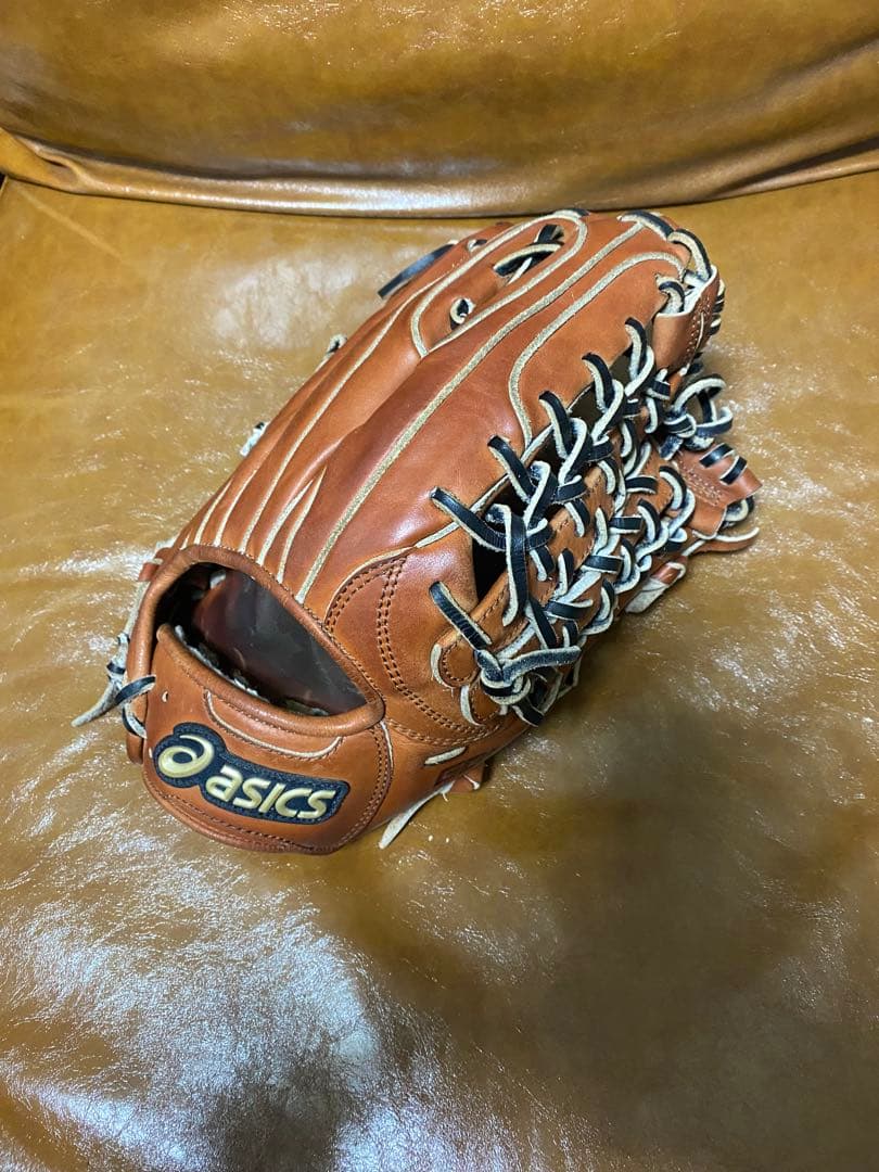 アシックス　asics ゴールドステージ　軟式　外野手　グローブ