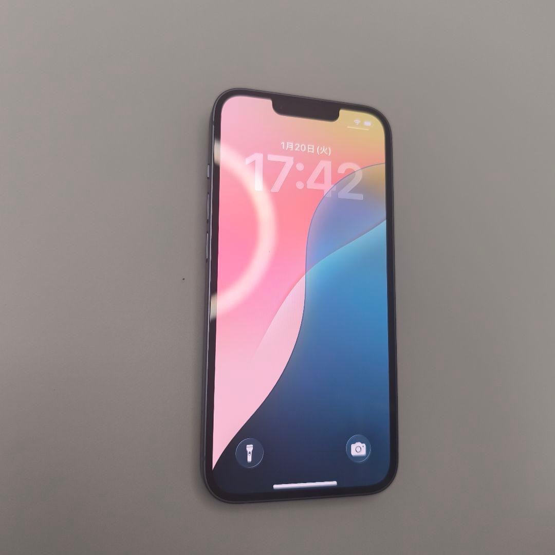 ほぼ未使用　iPhone14 128GB　ブルー　バッテリー100%