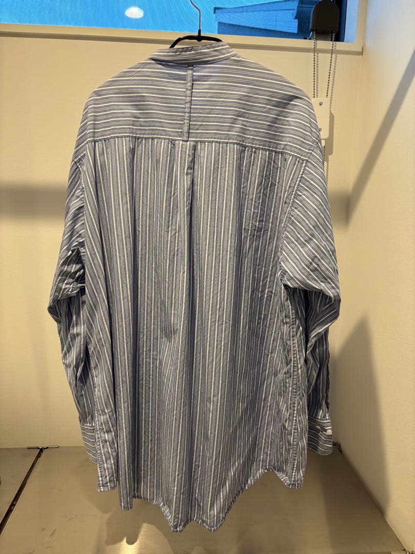 TODAYFUL ストライプオーバーシャツ　SAX
