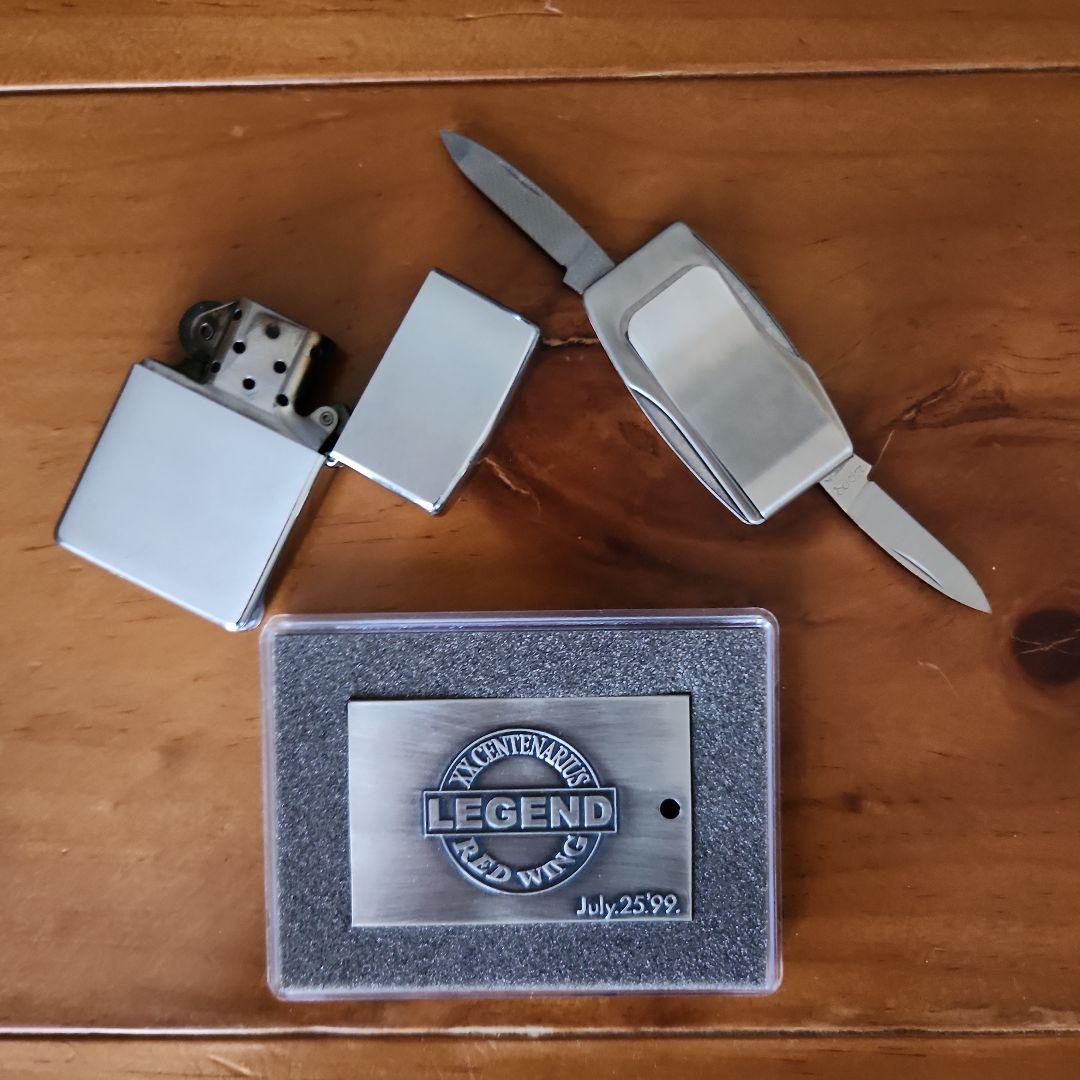 REDWING　ZIPPO　マネークリップ　記念プレート　ブーツカタログ