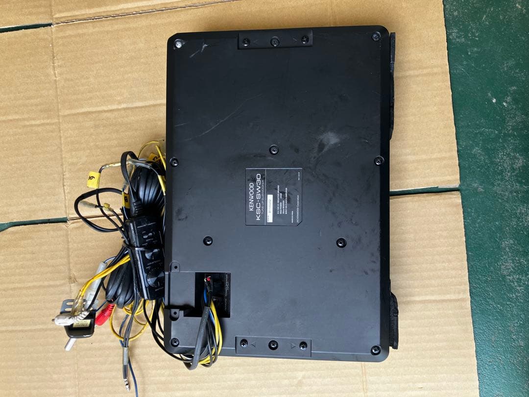 KENWOOD サブウーファー ブラック 配線付き