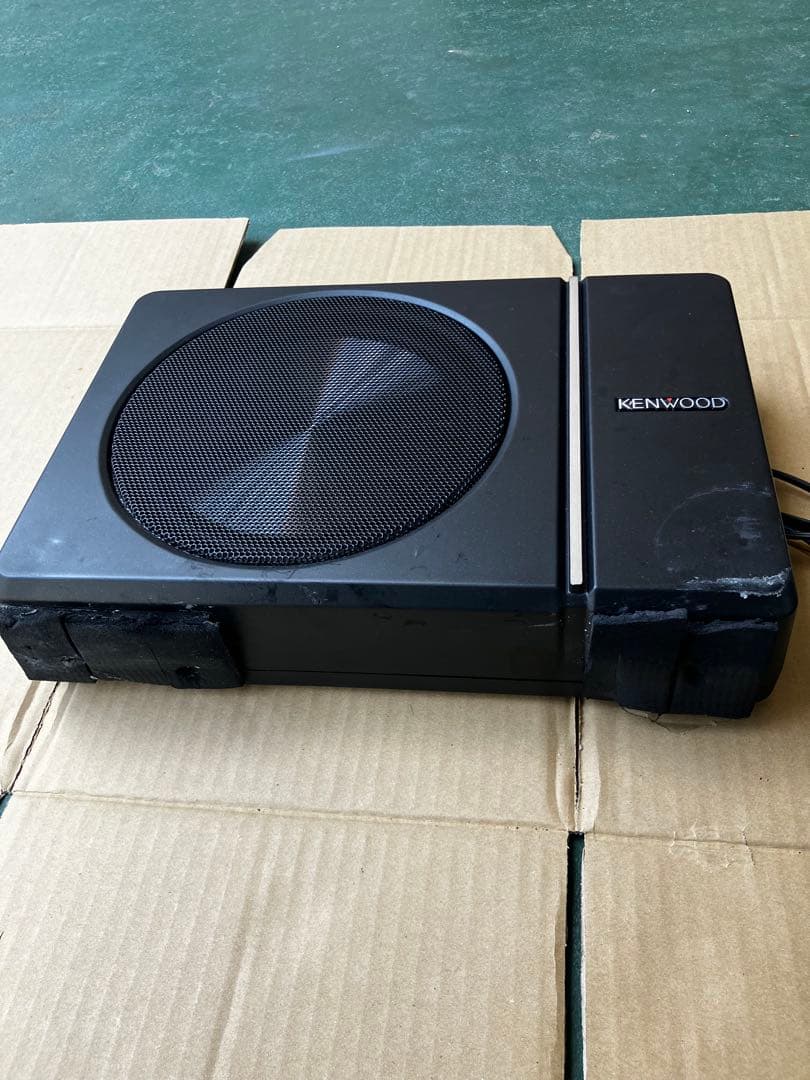 KENWOOD サブウーファー ブラック 配線付き