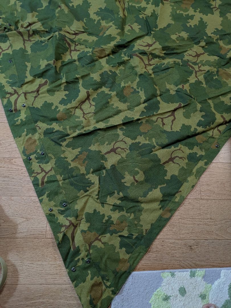 US パップテント　ミッチェルパターン　レプリカ　2枚　美品　軍幕