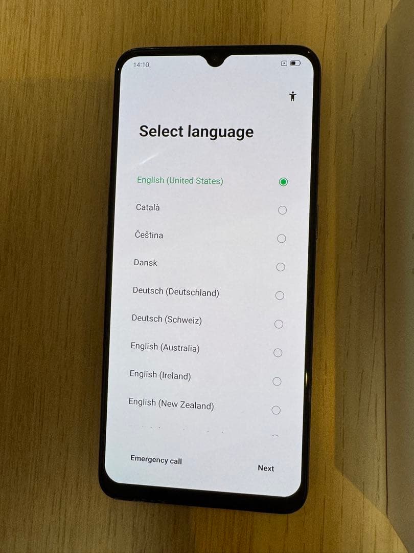 OPPO A73 ネイビーブルー　本体