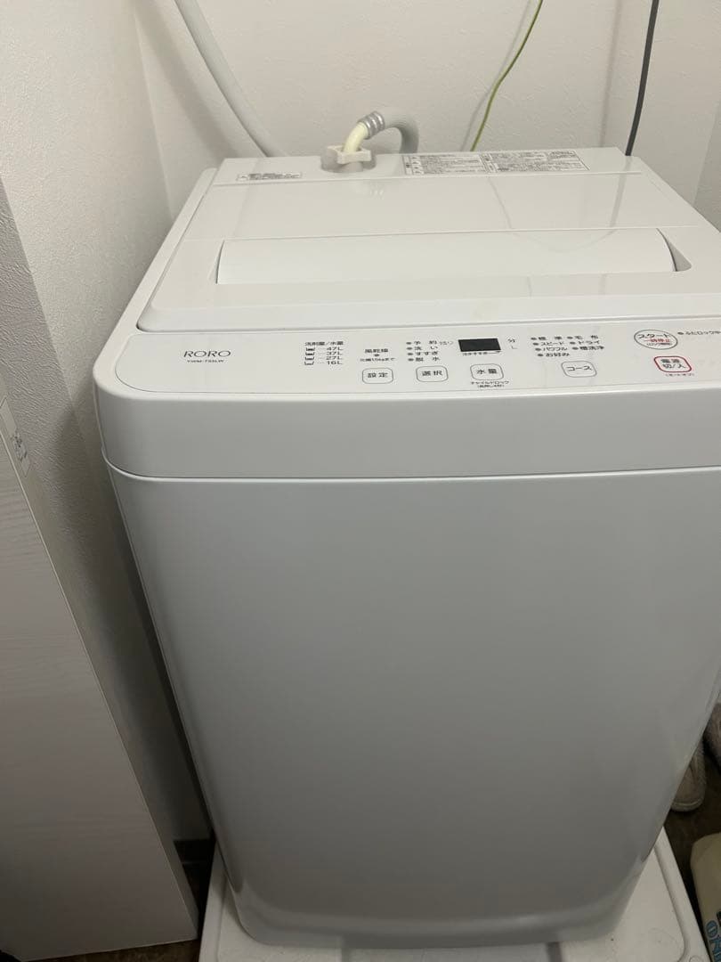 【1/15まで販売。お値下げ中】2024年製RORO洗濯機(お値引き可能◎)