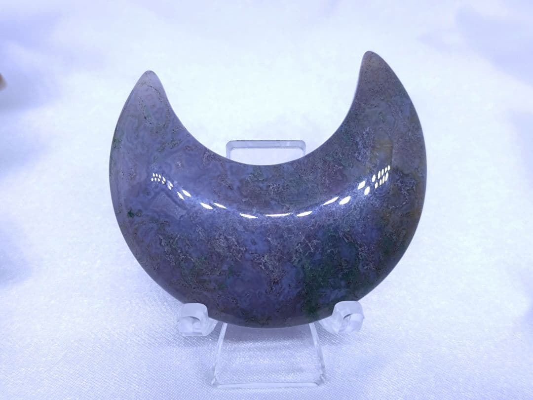 オーシャンジャスパー　星　モスアゲート　三日月　4点セット　癒し　才能　握り石