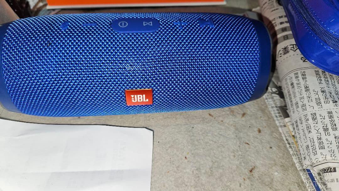JBL Charge 3 ポータブルBluetoothスピーカー 青