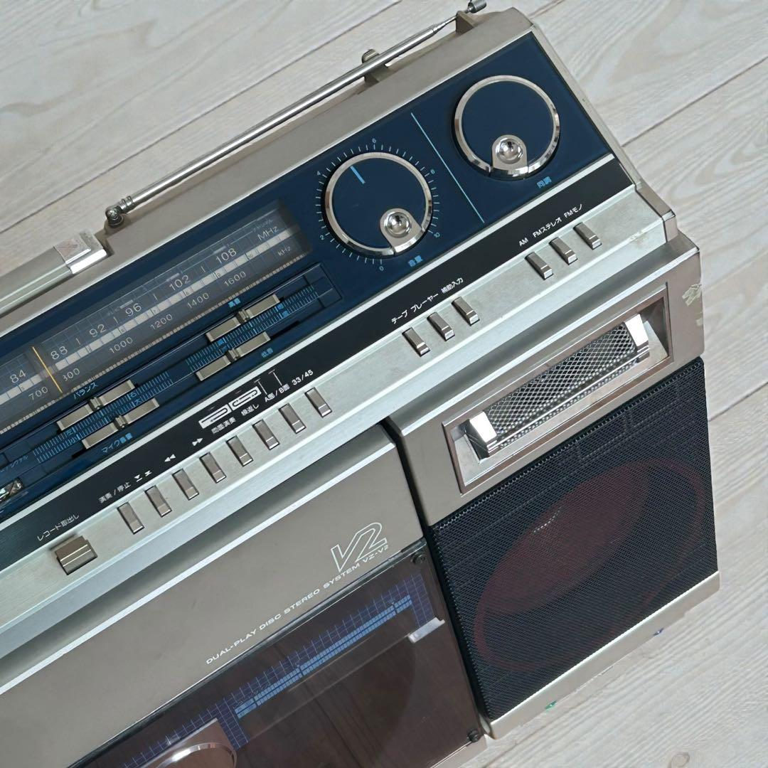 名機❣️稀少✨SHARP VZ-V2 デュアルプレイディスク ステレオ 昭和レトロ